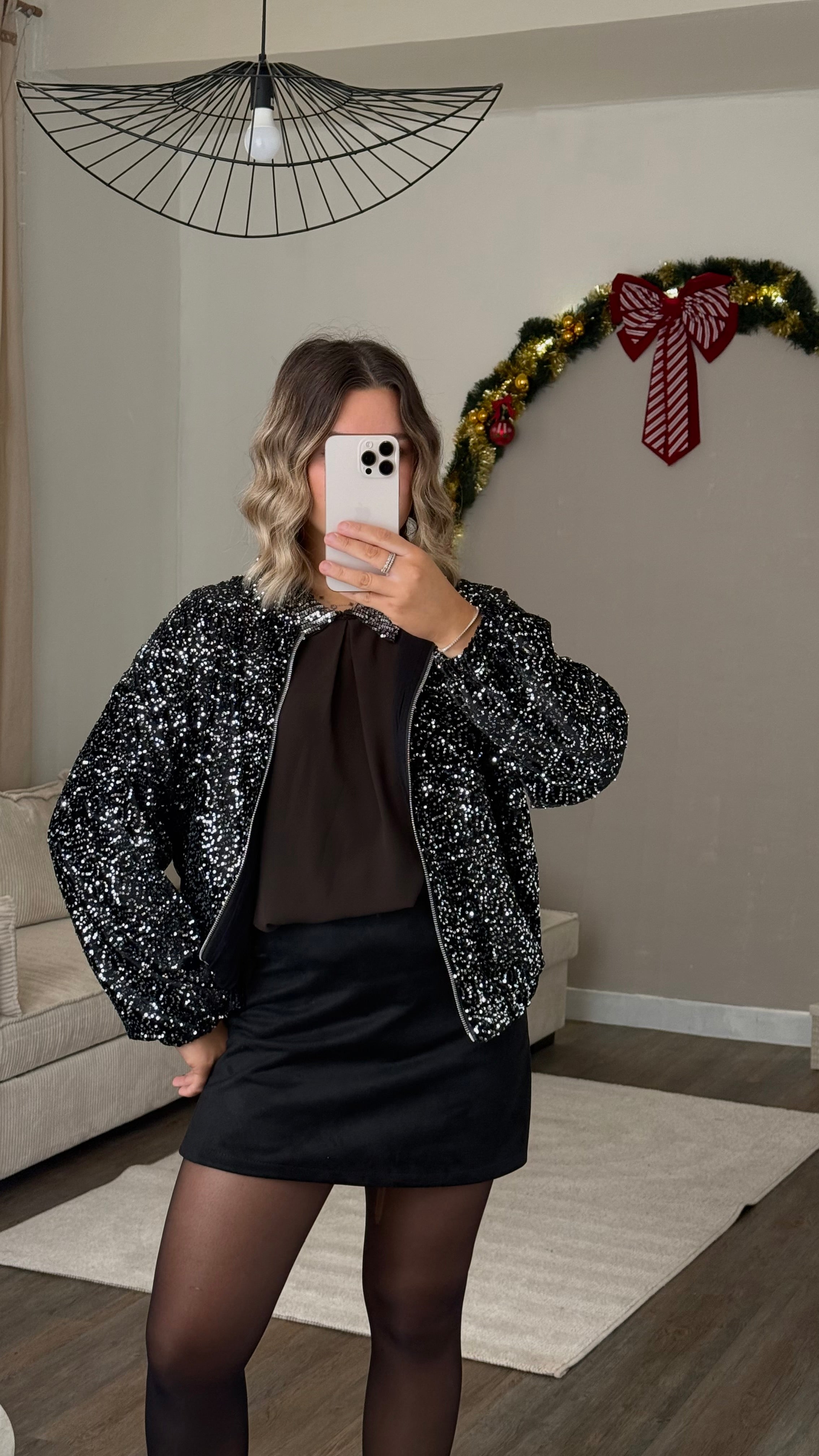 Bomber à sequin