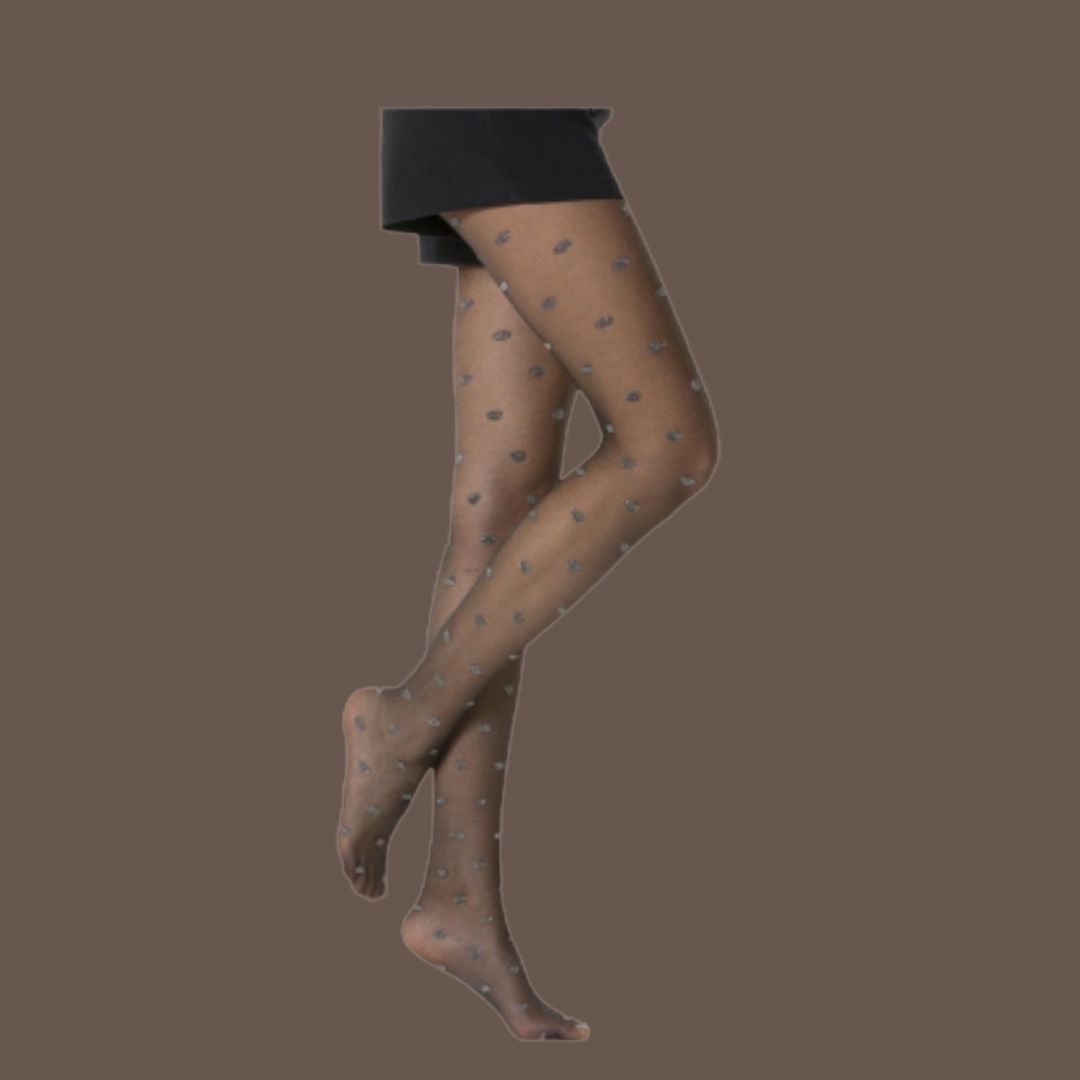 Collant à pois