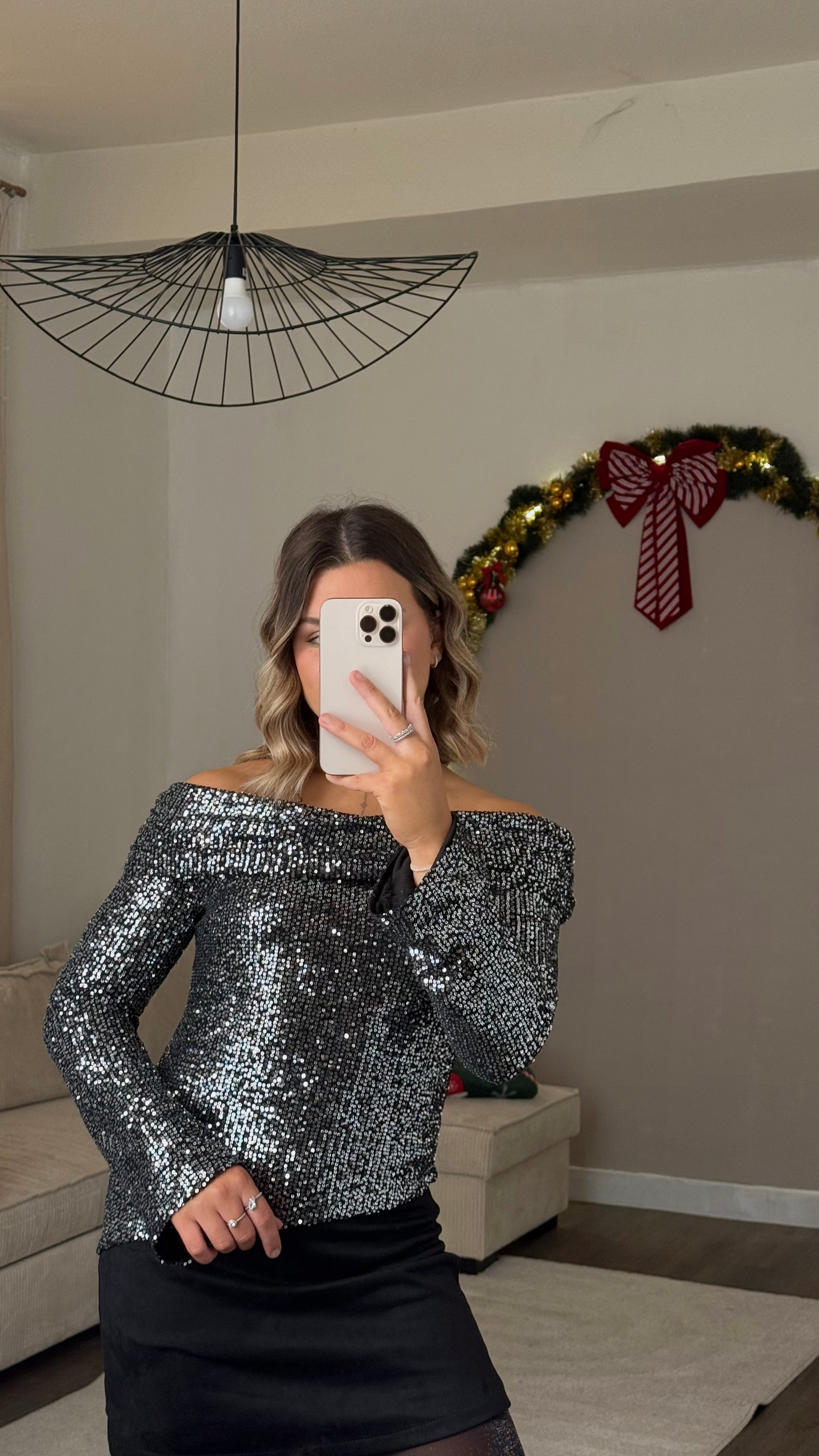 Top à sequin